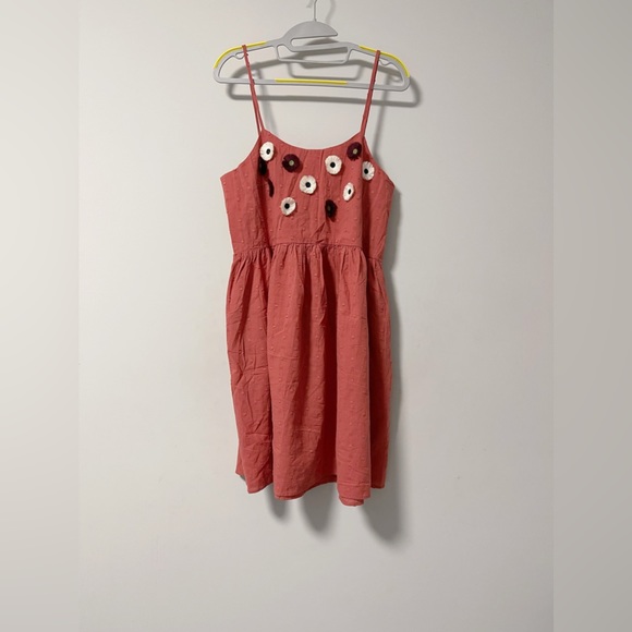 ✨2 x Host Pick✨Madewell Embroidered Sunflower Cami Dress - Picture 4 of 16